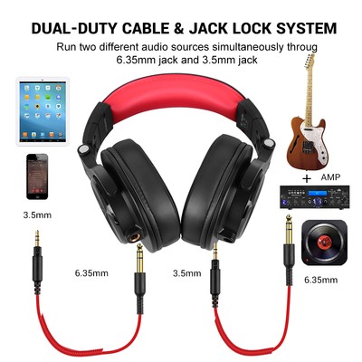 OneOdio Studio Headphones Pro Sound Quality Comfortable Over-Ear Device