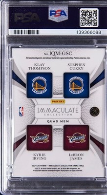 2024-25 Panini Immaculate Collection - Immaculate Quad Memorabilia 