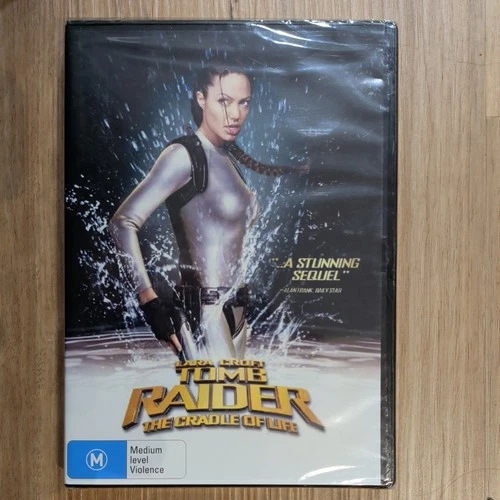 Lara Croft Tomb Raider The Cradle Of Life DVD 2003 Angelina Jolie Factory Sealed