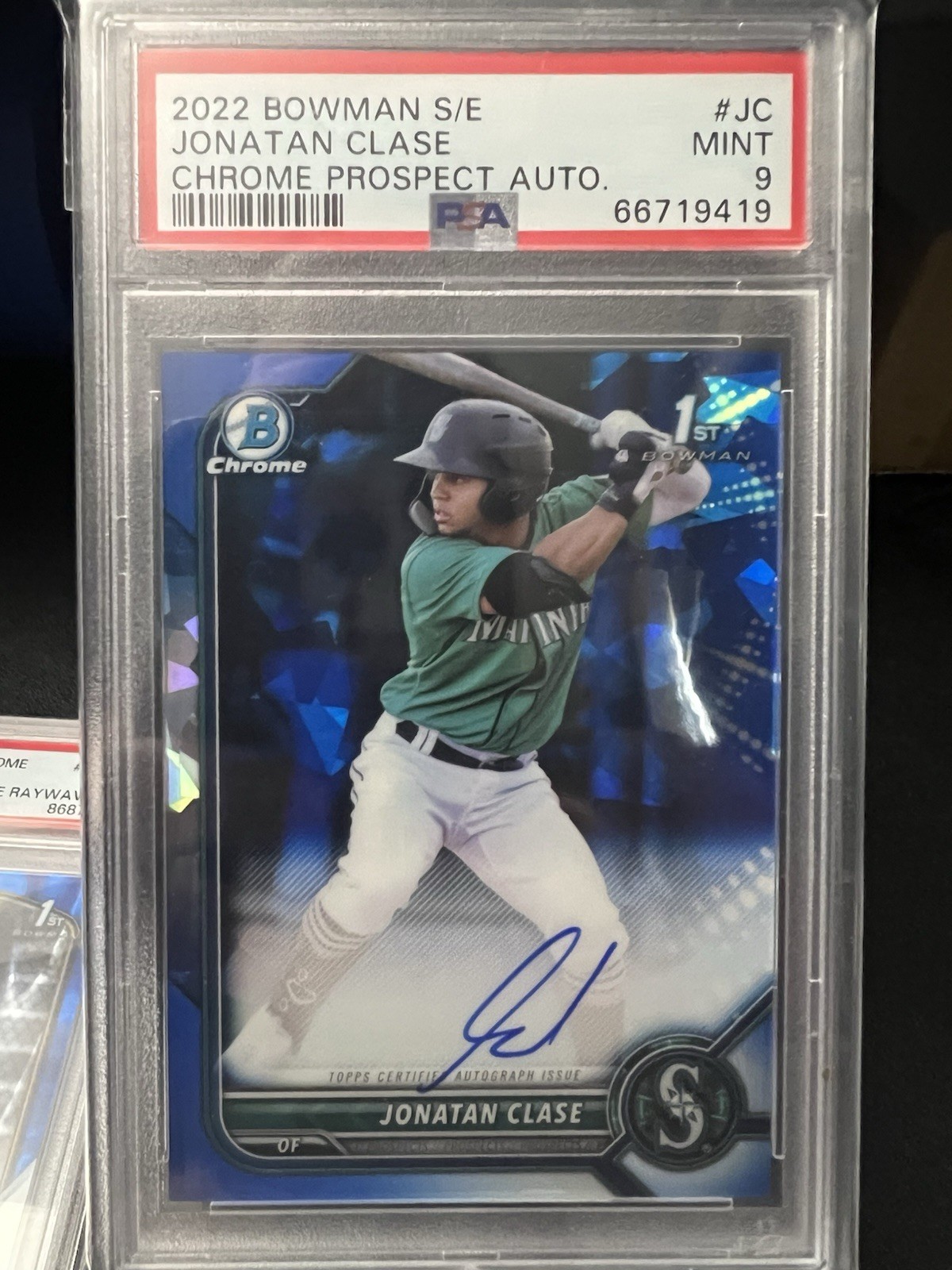 2022 Bowman Sapphire Autographs Jonatan Clase