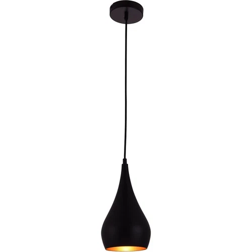 Living District LDPD2001 Nora 1 Light 6 inch Black Pendant Ceiling Light - Picture 1 of 2