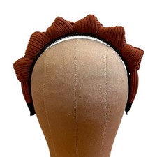 Hadas By Kidichic Brown Ribbed Knot Headband Girls One Size Fits All