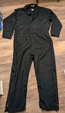Bulwark Coveralls Mens 50 Reg Blue FR Flame Resistant Work Wear Long Sleeve