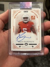 Onyx 2022 Vintage College Football Bijan Robinson Autograph Rookie Texas
