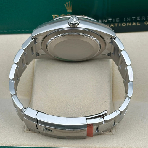 Rolex Sky-Dweller 336934 18K White Gold Steel Mint Dial Watch Fully Stickered - Picture 6 of 8