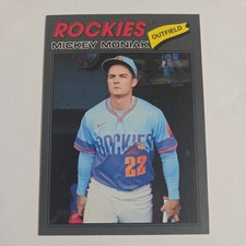 2026 Topps Heritage #400 - Mickey Moniak - Dark Gray Border SP - Rockies
