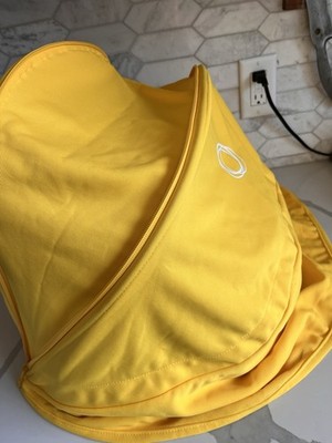 Bugaboo EXTENDABLE Sun Canopy -BRIGHT YELLOW- Fits BEE 6,5,3, Bee+ Discontinued