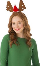 Rubie's 38345 Unisex-Adults Christmas Reindeer Head Band As Shown One Size