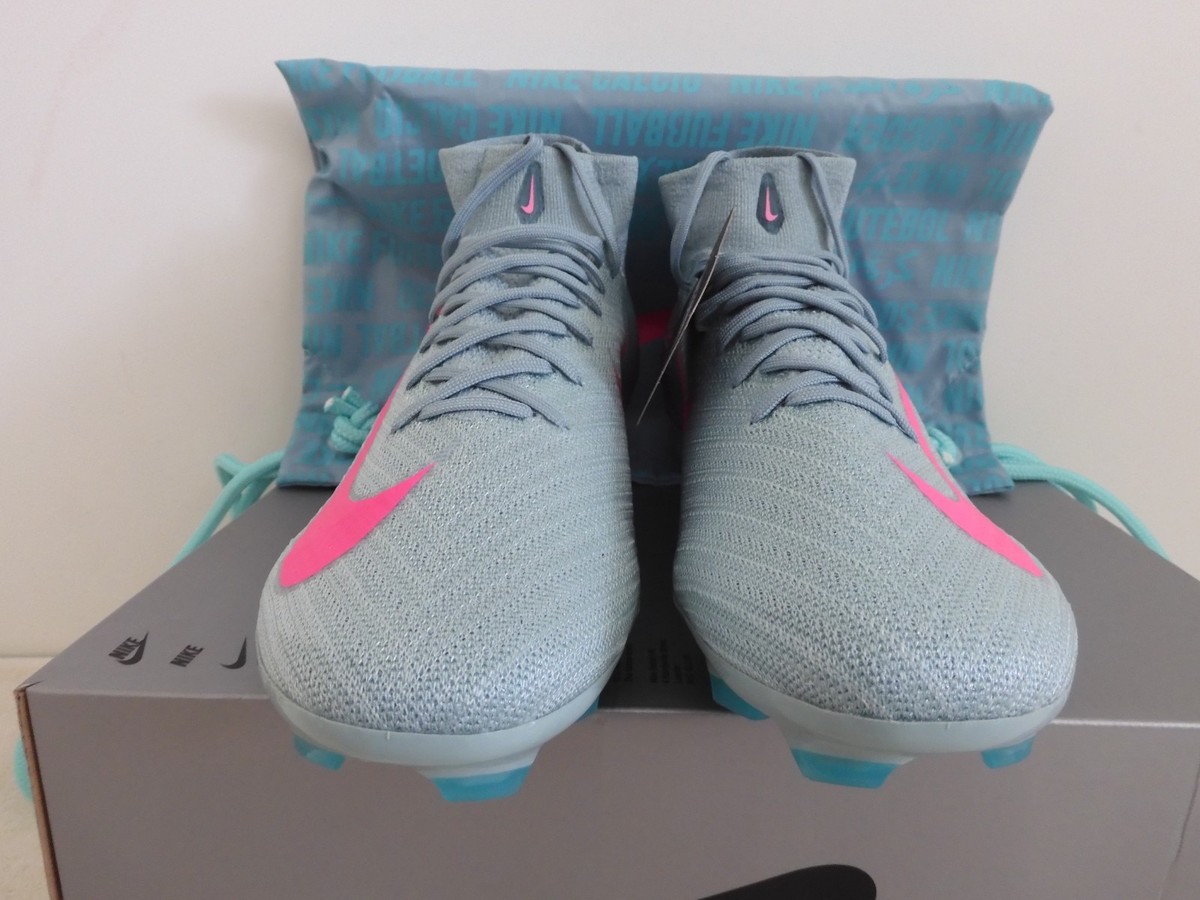Nike Zoom Mercurial Superfly 10 Elite Fg Ocean Cube Blue-Pink Sz