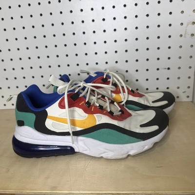 Nike Air Max 270 React Bauhaus Men's Shoes Sz 6 White Multicolor