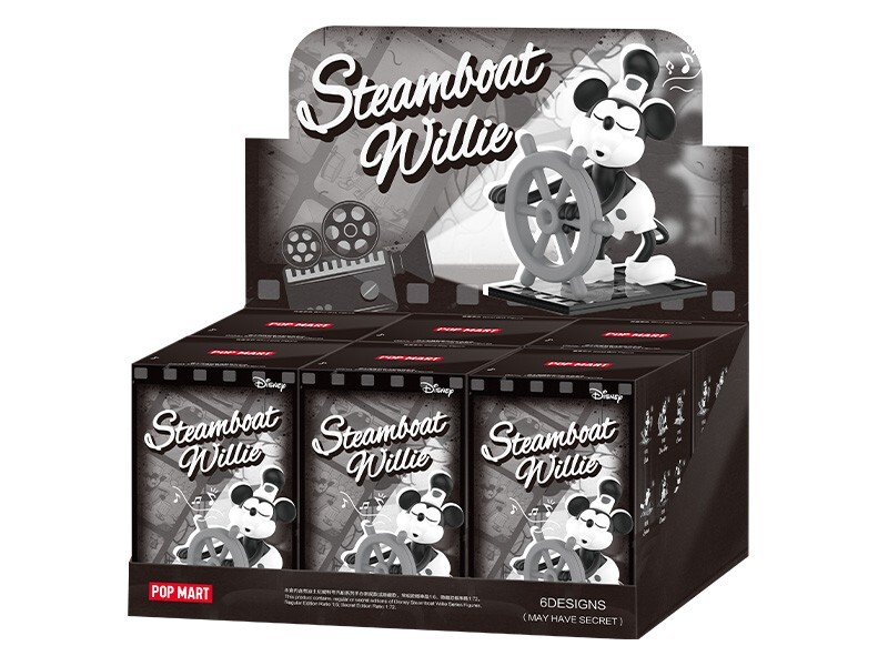 Pop Mart Disney Mickey Mouse Steamboat Willie Series 6