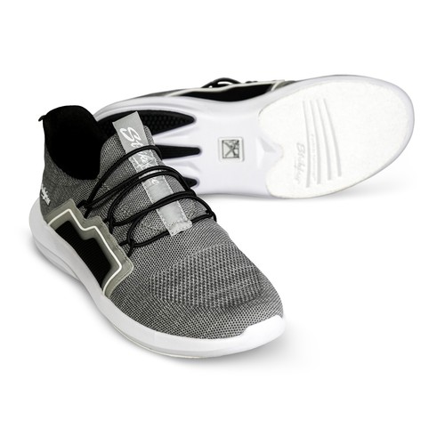 KR Strikeforce Patriot Grey/Black Mens Bowling Shoes - 第 8/8 張圖片