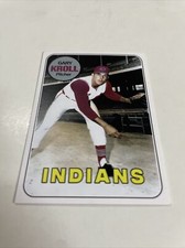 1967 Baseball Gary Kroll Custom Card Cleveland Indians A-550