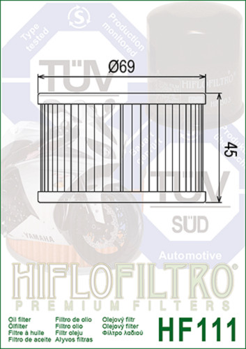 HiFlo Oil Filter Honda TRX 400 500 650 680 Rancher Foreman Rincon Pioneer 700