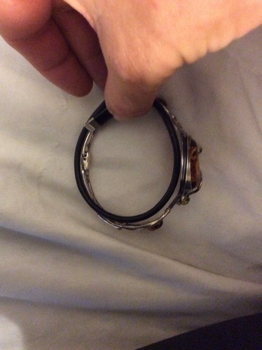Vintage Sterling Silver Cuff Style Bracelet LARGE OLD AMBER Main Stone 7 Sm Ambe - 第 11/12 張圖片