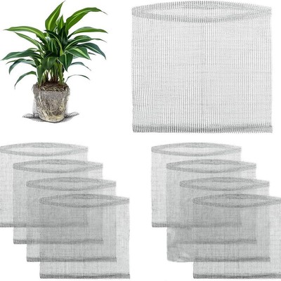 Dense Mesh Gopher Wire Speed Basket Stainless Steel Metal Plants Root Pouches