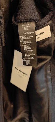 Kooples Show Militär Wollgraben über Erbsenmantel Herren S UK36 EU46 mittlere Länge £475 - Bild 12 von 12