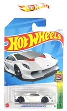 Hot Wheels Lamborghini Sesto Elemento White HW Exotics 4/10 Mattel Edition 204
