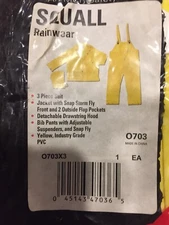 River City Garments 3 Piece Rain Suit, 3XL, 0703X3