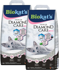 Klumpstreu BIOKAT'S Diamond Care Fresh Katzenstreu 20 Liter (2 x 10L)