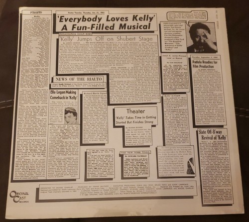 Kelly, Songs From The Musical/Eddie Lawrence, Moose Charlap/LP/ New Sealed - Picture 2 of 4
