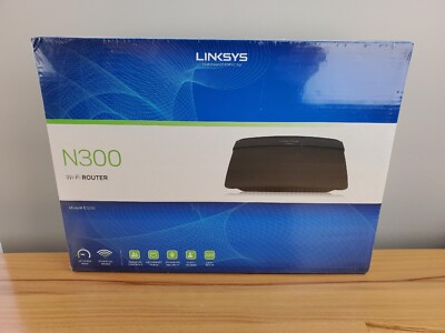 Linksys N300 Wireless WiFi Router Model #E1200-VV New Sealed Box