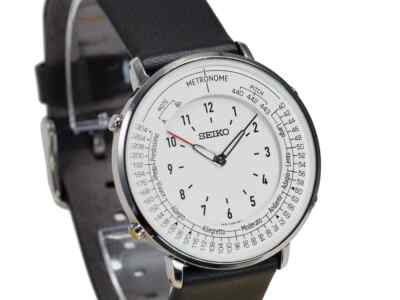セイコー　メトロノームウォッチ　smw006a SEIKO METRONOME WATCH monotone Standard Line SMW006A WITH BOX New