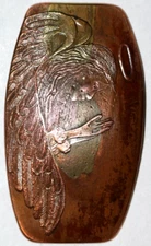 ANGEL   Love token, good luck token, elongated Token by Astoria Artist(VIII)