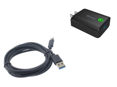 6ft USB Cable 18W Fast Home Charger Type-C Turbo Charge Travel for ATT & Verizon