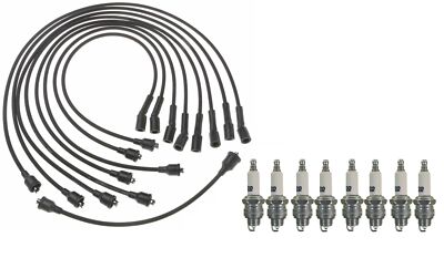 Prof Ignition Wire Set 8 Rapidfire ACDelco Spark Plugs Kit For Chevy Chevelle V8