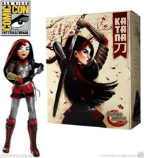 SDCC 2016 Mattel Exclusiva DC Super Hero Girls Katana Mattel Muñeca 12" Nueva