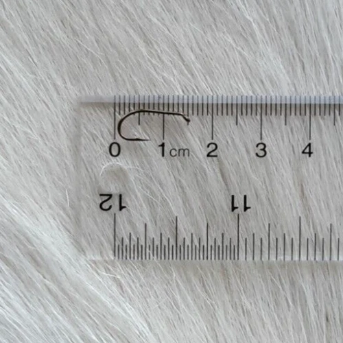 Ganchos para amarrar moscas. Modelo 3906, Bronze para baixo - Tamanho #10, 50 por caixa feito na Noruega - Imagem 3 de 3