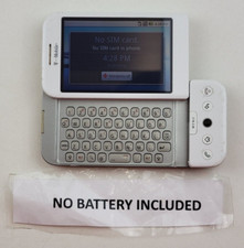 HTC Dream Google G1 DREA100  T-Mobile White  Gold Android Smartphone - J3173