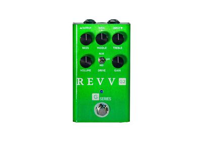 Revv G2 Preamp/Overdrive/Distortion Pedal Green