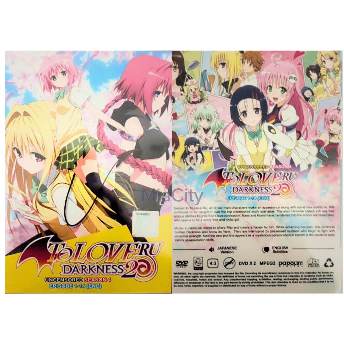 To Love Ru (Uncensored) Complete Season 1-4 Vol.1-64 End Anime DVD