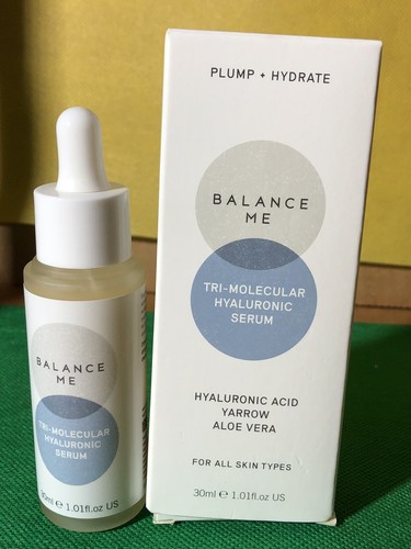 BALANCE ME Tri-Molecular Hyaluronic Serum 1.01oz/30ml Plump Hydrate NewInBox - Picture 19 of 24