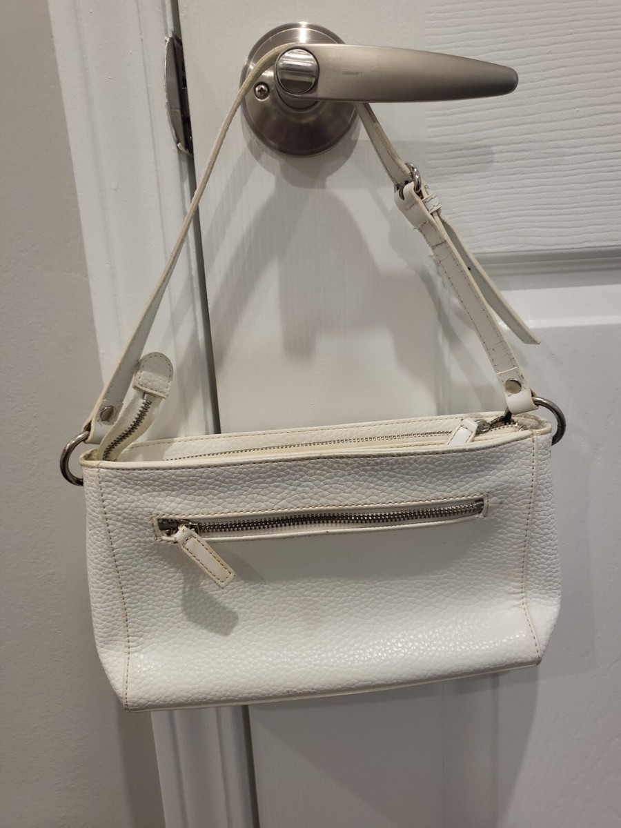 vintage Courrèges shoulder bag leather Courreges White Leather Shoulder Bag | eBay