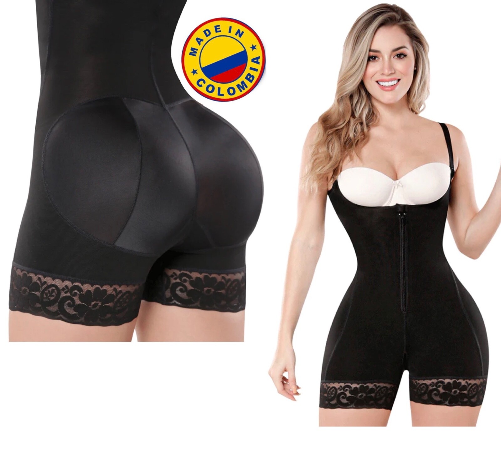 Colombian Post-Surgery Faja Reductora Push Up Shapewear for Body Shaping