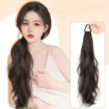 Synthetic Ponytail WomenRubber Band Ponytail Korean Big WavyHair Simulation Hair