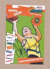 Penny Taylor signed Australian Opals card-Phoenix Mercury