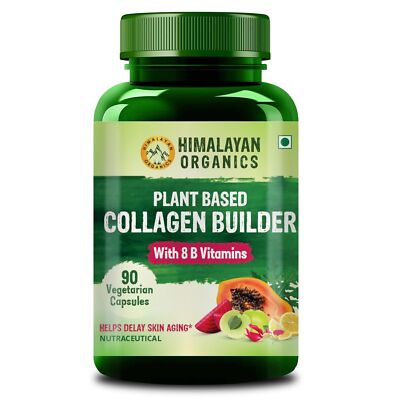 Plant Based Collagen Builder (90 Veg Capsules) With Biotin & 8 B Vitamins