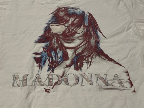 2012 Madonna MDNA Tour Concert City Pop Music Band Sunglasses Shirt Size Large - Picture 2 of 5