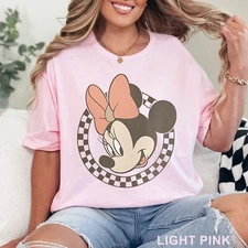 Retro Checkered Mickey and Friends Shirt, Retro Disney Trip Shirt, , 202773