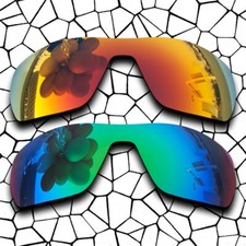 Fire Red Green Replacement Lenses For-Oakley Offshoot OO9190 Polarized