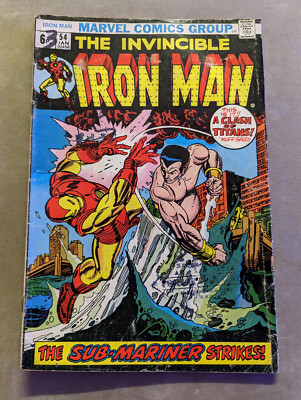 Iron Man #54, Marvel Comics, 1973, 1st appearance Madame MacEvil 