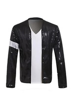 Adult perfom Holiday Party Dance Jacket Costume with Glove 2XL