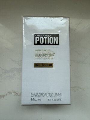 Potion Dsquared2 50ml. eau de Perfume spray man 1.7 Fl. Oz. Rare Unopened Edp