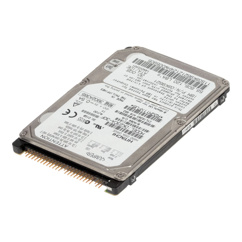Hard Drive IBM 08K9621 DK23CA-30F 30GB 4.2K 2MB Ata 2.5'' - Image 2 of 3
