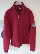 Seltene Aigle Winter Games 1853 Fleece Jacke Gr. S rot Warm