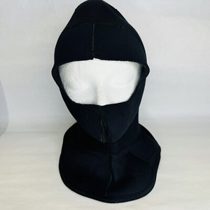 Deep See Scuba Dive Wetsuit Hood Neoprene Size M Black Bibbed Snorkeling Diving